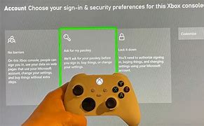 Image result for Xbox Password Options