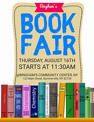 Image result for Used Book Fair Flyer