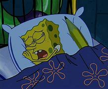 Image result for Spongebob Sleeping in Bed