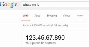 Image result for What's My IP