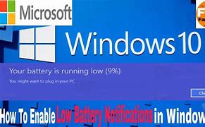 Image result for How to Enable Low Battery Alert