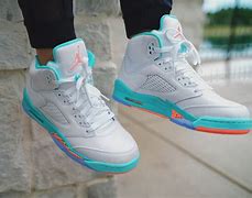 Image result for Retro 5 Teal Color