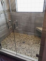 Image result for Pebble stone Shower Floor