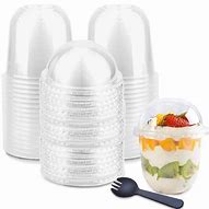 Image result for Food Cup Clear Packaging