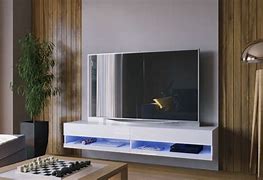 Image result for Modern Floating White TV Stand