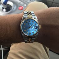 Image result for Rolex Watch Sky Blue Face