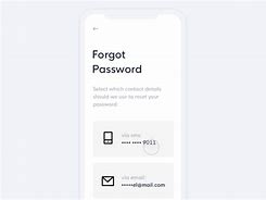 Image result for Forgot Password Mobile-App UX