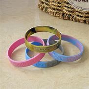 Image result for Wristband Custom Silicone Bracelets