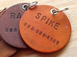 Image result for Leather ID Tags