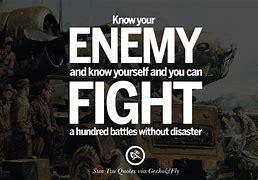 Image result for Art of War Enemy Quotes