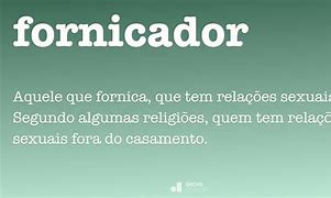 Image result for fornicador