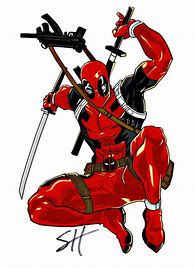 Image result for Cool Deadpool Drawings