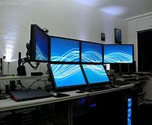 Image result for 4 Monitor Computer