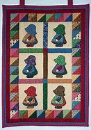 Image result for Sue Bonnet Image of Her Quilting