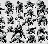 Image result for Mecha Thumbnail Sketches