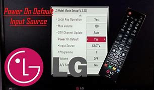 Image result for LG Smart TV Settings Default Input