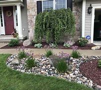 Image result for Small Front Yard Landscaping with Rocks