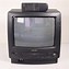Image result for Old 13-Inch TV with VHS