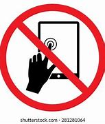 Image result for No Tablet Signs Clip Art