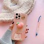 Image result for Peach Phone Case with Stickers