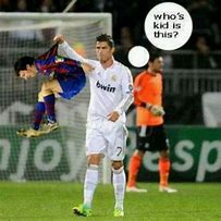 Image result for Messi and Ronaldo Funny