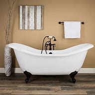 Image result for 54 Inch Acrylic Clawfoot Tub