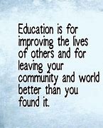 Image result for Education and Community Quotes