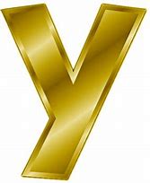 Image result for Gold 3D Letter Y