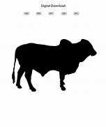 Image result for Brahman Bull Silhouette
