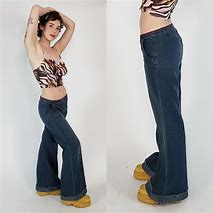 Image result for Lace Up Jeans Low Rise Y2K