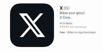 Image result for X App No White Background