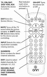 Image result for Onn Universal Remote Toshiba TV Codes List