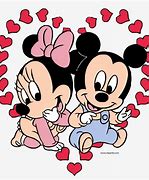 Image result for Baby Mickey and Minnie Mouse Clip Art