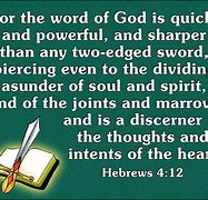 Image result for Hebrews 4:12 NIV