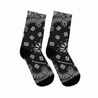 Image result for Black Bandana Socks Shein