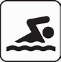 Image result for Person Swimming Silhouette