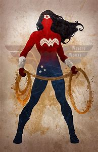 Image result for Wonder Woman Print