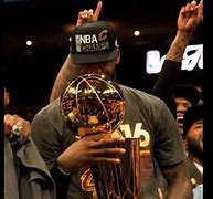 Image result for LeBron Holding Trophy Crying