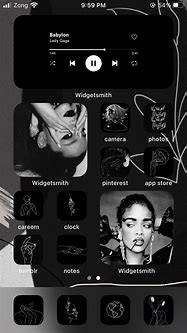 Image result for iPhone Home Screens Gray and Black