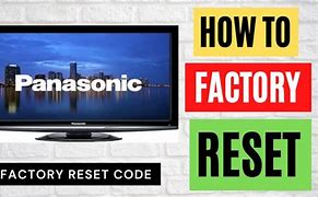 Image result for TV Reset to Factory Settings