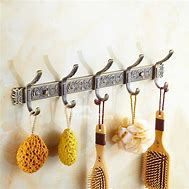 Image result for Bathroom Wall Hooks Towels
