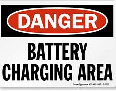 Image result for Danger Battery-Charging Area
