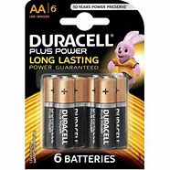 Image result for 6 Duracell AA Batteries