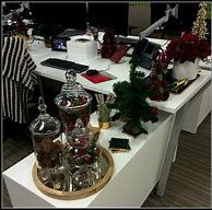 Image result for Office Desk Christmas Decorating Ideas