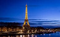 Image result for Paris Eiffel Tower Blue