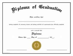 Image result for Graduation Diploma Certificate Template