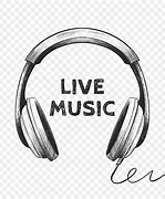 Image result for music headphone black and white