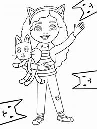 Image result for Gabby's Dollhouse Coloring Pages