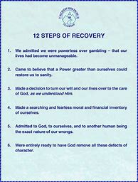Image result for Recovery 12 Step Completed