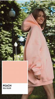 Image result for Oversized Hoodie Peach